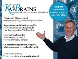 KapBrains Advertentie Alphenaar